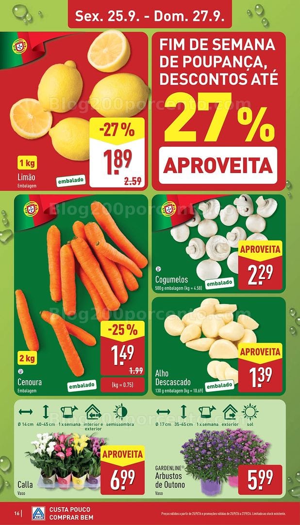 Antevisão Folheto ALDI Promoções de 21 a 27 setembro